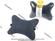 Подушка Garde на подголовник 28х21см карабин эко-кожа перфорация темно-серая GTX04KPG|Код 30767