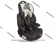 Кресло детское SIGER Стар Isofix Lux группа 1,2,3 от 9-36кг зебра|Код 3079