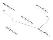 Тормозная трубка 21214 Niva Urban задняя левая от регулятора к шлангу система BAS LADA Image|Код 30826