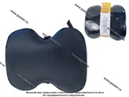 Подушка Garde на подголовник 30х28см карабин эко-кожа перфорация черная GTX06PB|Код 30929