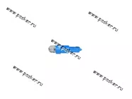 Лампа светодиод 12V1.2W W2x4.6d Nord YADA 1LED синяя|Код 31053