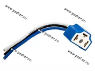 Колодка соединительная автолампы H4 с проводами прямая керамика Nord YADA|Код 31195