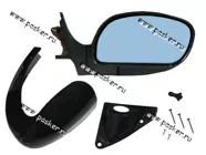 Зеркало боковое 2108-099 2113-15 правое антиблик голубой обогрев трос С.Петербург|Код 31493