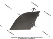 Заглушка LADA X-RAY переднего бампера буксир. отверстия|Код 32372