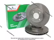 Диск тормозной Hyundai Accent 2008- Kia Rio 2005- AVTOREAL AV0017 [упаковка 2 шт.]|Код 32465