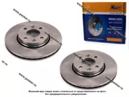 Диск тормозной LADA Largus 2012- KRAFT передний с ABS KT 016010 [упаковка 2 шт.]|Код 32475