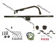 Фаркоп 21213, 21214 усиленный  разборный с электрикой жгут 1,5м Россия|Код 32784