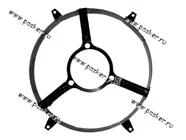 Кожух вентилятора Волга Газель дв 406 под электровентилятор 31029-1309009-50|Код 33044