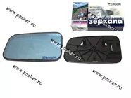 Зеркальный эл-т 2110 ERGON левый/правый с рамкой антиблик синий|Код 33495