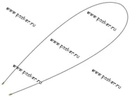 Тормозная трубка 2110 от регулятора давления большая 2110-3506082|Код 33503
