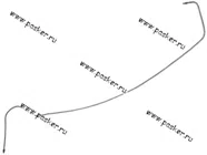 Тормозная трубка 2110 от регулятора давления задняя правая 2110-3506130|Код 33505