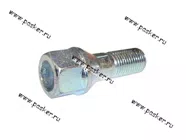 Болт колесный 12х1,25х27 кл 17 2101-2112 2170 Priora на литые диски с буртиком н/о полый|Код 33528