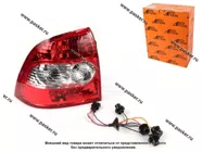 Фонарь задний 2170 Priora левый без лампочек|Код 3436