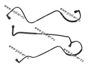 Шланги топливного бака 2110 и мод дв 1.6 2шт|Код 34584