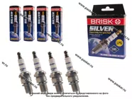 Свеча BRISK SILVER LR17YS-9 [упаковка 4 шт.]|Код 35560