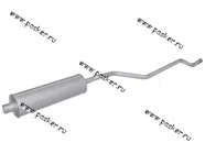 Глушитель УАЗ 452 3741 ФОБОС 36799|Код 36799