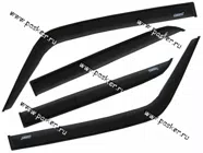 Дефлектор боковых окон 2101-07 накладной 4шт|Код 36980