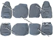 Чехлы 1118 Калина велюр/кожзам|Код 37452