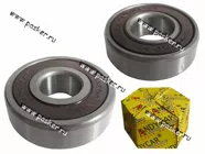 Подшипник генератора 2110 и мод с Inj дв ANDYCAR комплект 180303 6303 2rs /180202 6202 2rs на генера|Код 37596
