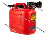 Канистра  5л пластик с наливным устройством для ГСМ Garde  красная|Код 37965