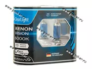 Лампа галоген 12V H11 55W PGJ19-2 ClearLight XenonVision MLH11XV 6000К|Код 38330
