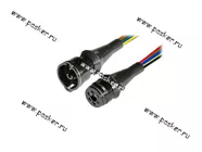 Колодка соединительная заднего фонаря Газель тент герметичная с 6 проводами мама + папа АВТОЭЛЕКТРОН|Код 38751