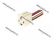 Колодка соединительная реле Газель Волга с 4-мя проводами АВТОЭЛЕКТРОНИКА L=120мм 2х0,75 2х4,00мм кв|Код 38753