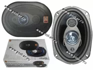 Колонки MYSTERY MC-6944 6х9 4-полосные коаксиальные серия Calypso 300Вт|Код 38768