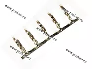 Клемма лира 4,8мм АВТОЭЛЕКТРОНИКА лужёная под провод от 1,00мм до 2,50мм|Код 38905