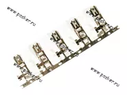 Клемма автолампы H7 6,3мм АВТОЭЛЕКТРОНИКА 6871002BS7 луженая под провод от 0,75мм кв до 1,00мм|Код 39119