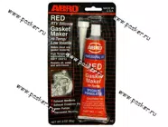 Герметик ABRO 85гр силиконовый красный|Код 3929