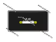 Пластырь корда Rossvik R40 105х200мм|Код 39535