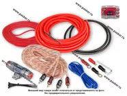 АУДИО Комплект для подключения 2х канального усилителя 8AWG (8мм2) AURA AMP-2208|Код 40162