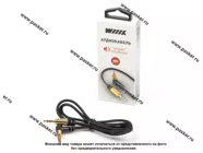 АУДИО Кабель AUX 3,5мм 1м WIIIX CBA10-35-10B черный|Код 40241