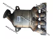 Труба приемная с нейтрализатором 1118 2170 2190 дв 1,6 16-ти кл под 2 датч кислорода ЕВРО-4|Код 40291