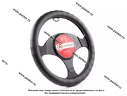 Оплетка на руль AUTOPROFI AP-1911 BK (M) черная|Код 40879