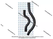 Патрубки печки 2111 2шт KRAFT 885802|Код 42398