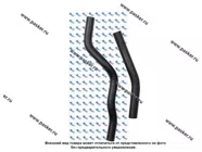 Патрубки печки 2123 Chevrolet Niva 2шт KRAFT 885803|Код 42399