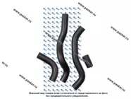 Патрубки радиатора 21082 4шт KRAFT 885813|Код 42415