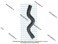 Патрубок радиатора LADA Largus Renault Logan 04- KRAFT верхний 885839|Код 42420