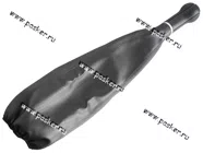 Ручка КПП Газель Сфера кожзам+чехол АвтоБра черная|Код 42592