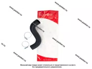 Патрубок радиатора ВАЗ-2123 ROSTECO верхний 2 хомута 20142|Код 433