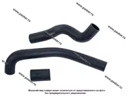 Патрубки радиатора УАЗ-3163 с кондиционером к-т 3 шт 6 хомутов ROSTECO|Код 436