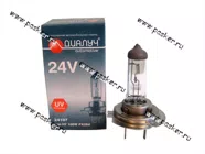 Лампа галоген 24V H7 100W PX26d ДиаЛуч [упаковка 10 шт.]|Код 43901