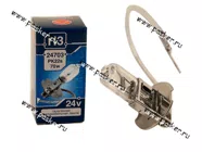 Лампа галоген 24V H3 70W Pk22s ДиаЛуч [упаковка 10 шт.]|Код 43965