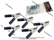 Клемма-зажим крокодил 100А L-100мм Garde черный G1010B|Код 44221