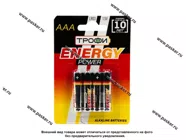 Батарейка ТРОФИ LR03 ААА BL-4|Код 44370