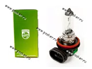 Лампа галоген 12V H11 55W PGJ19-2 Philips 12362LLECOC1|Код 44756