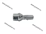 Болт колесный 12х1,5х27,5 кл 17 конус хром|Код 44910