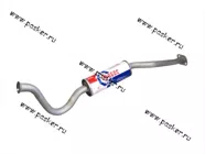 Резонатор 2104 Иж-Авто ФОБОС закатной под катализатор Евро2 45268|Код 45268